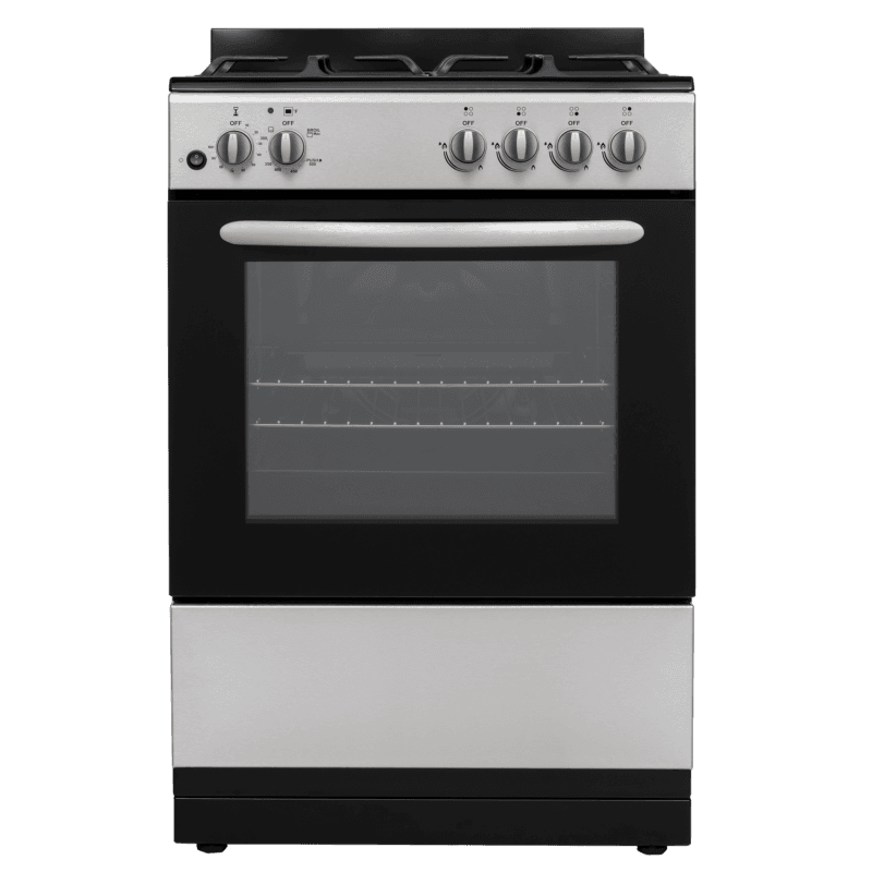 Element Appliance Element 2.4 Cu. Ft. 24” Gas Range - Stainless Steel (EGR244MCCS)