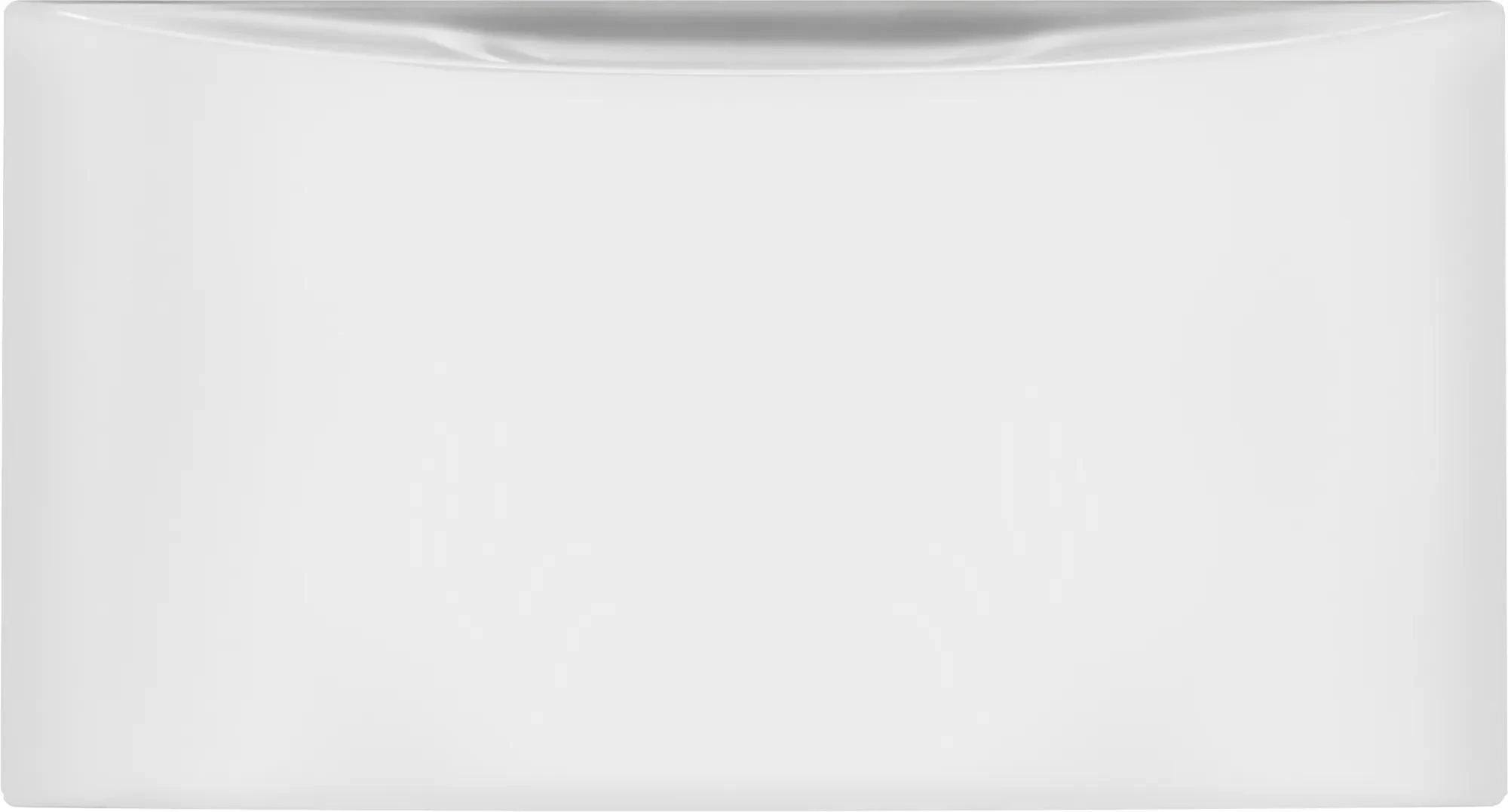 Luxury-Glide® Pedestal with Spacious Storage Drawer - Matte White Finish