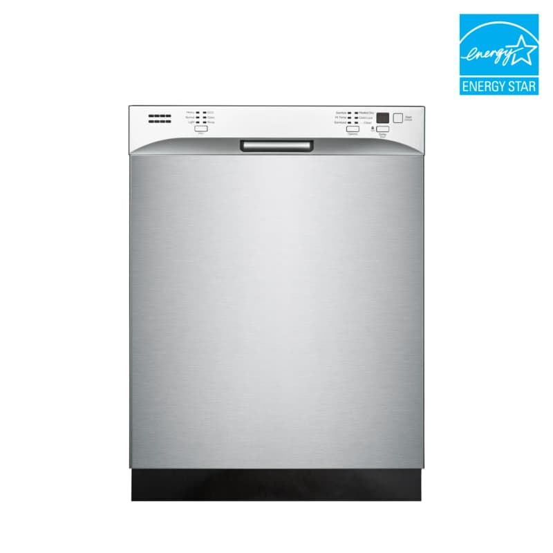 Element Appliance Element 24” Front Control Built-In Dishwasher - Stainless Steel (ENB6632PEBS)