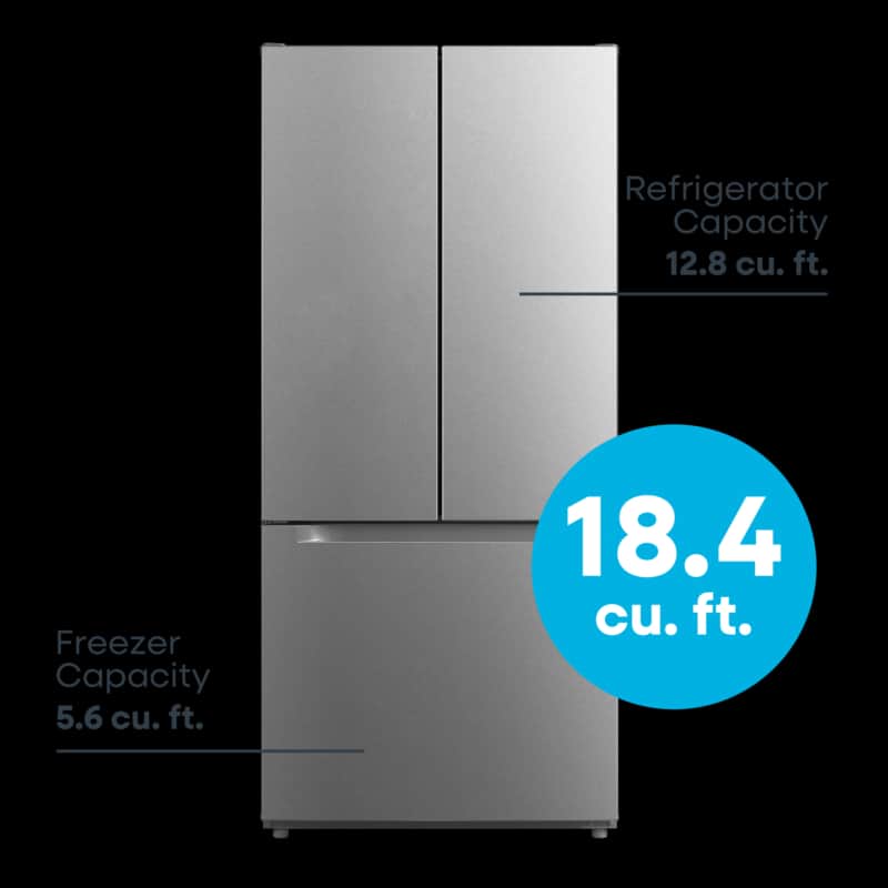 18.4 Cu. Ft. French Door Refrigerator