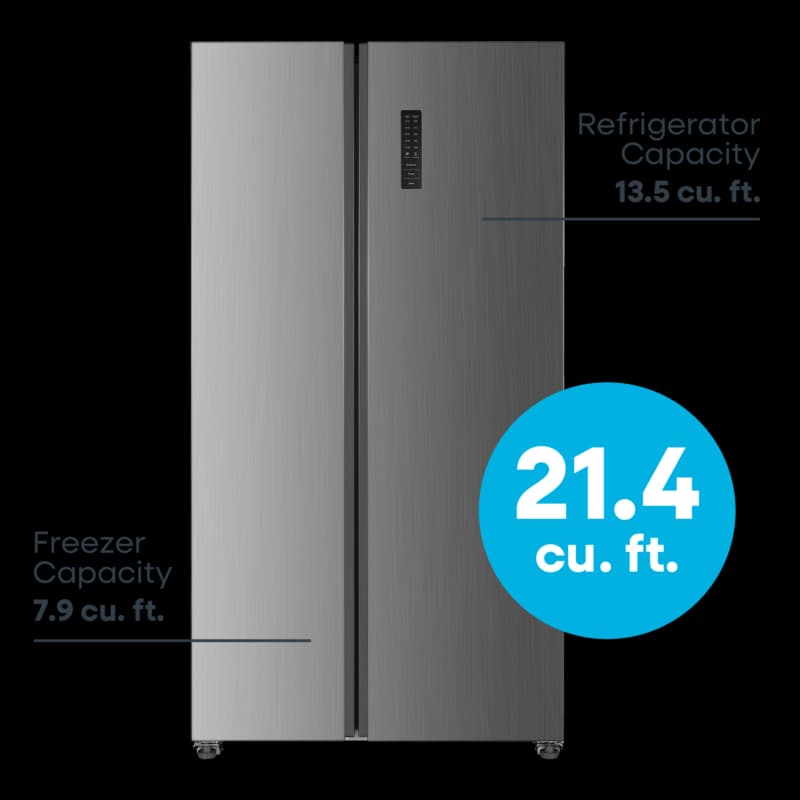 21.4 Cu. Ft. Side-by-side Refrigerator