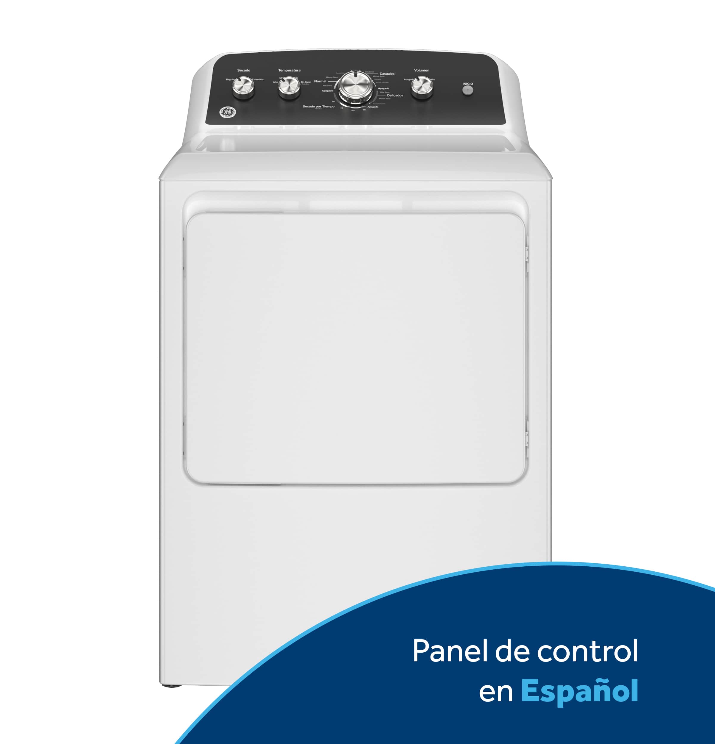 7.2 cu. ft. Capacity Electric Dryer with Spanish Panel and Up To 120 ft. Venting