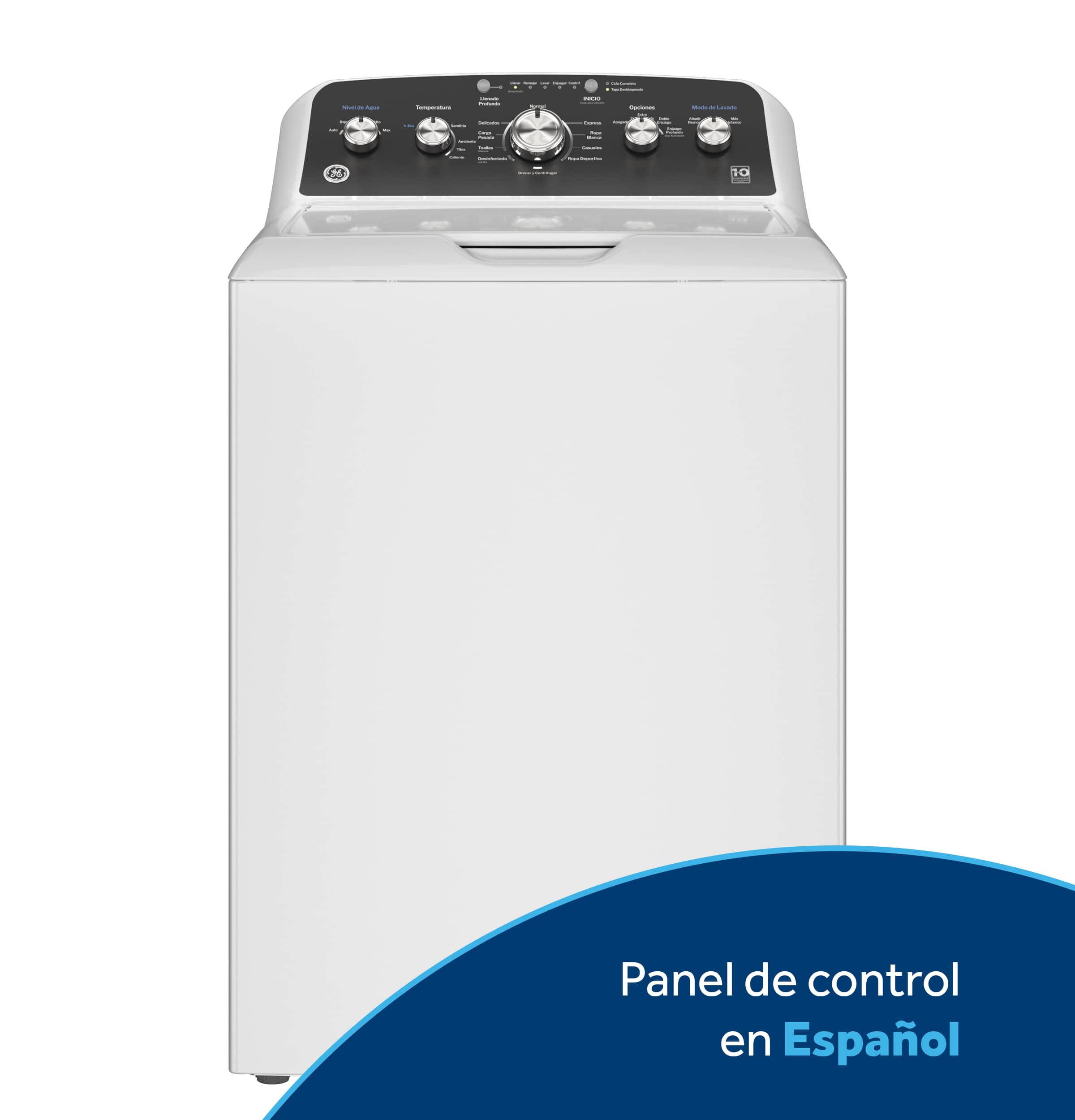 4.5 cu. ft. Capacity Washer with Spanish Panel and Wash Modes Soak and Power
