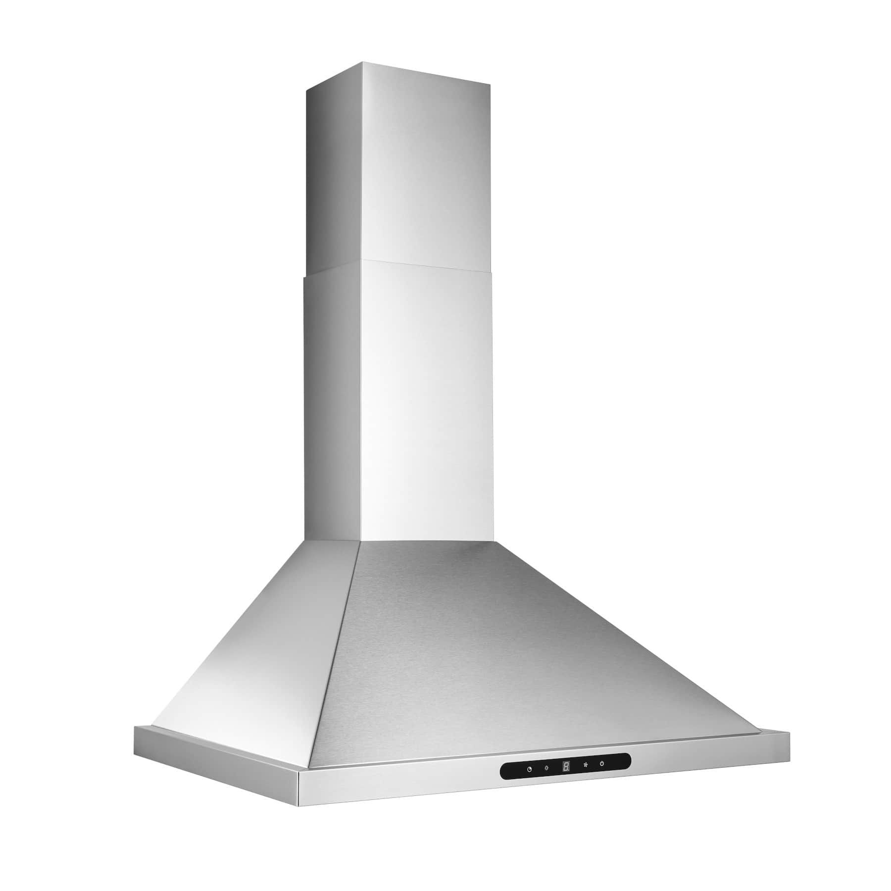 Elite 30Inch Pyramidal Chimney Range Hood, 640 Max Blower CFM,