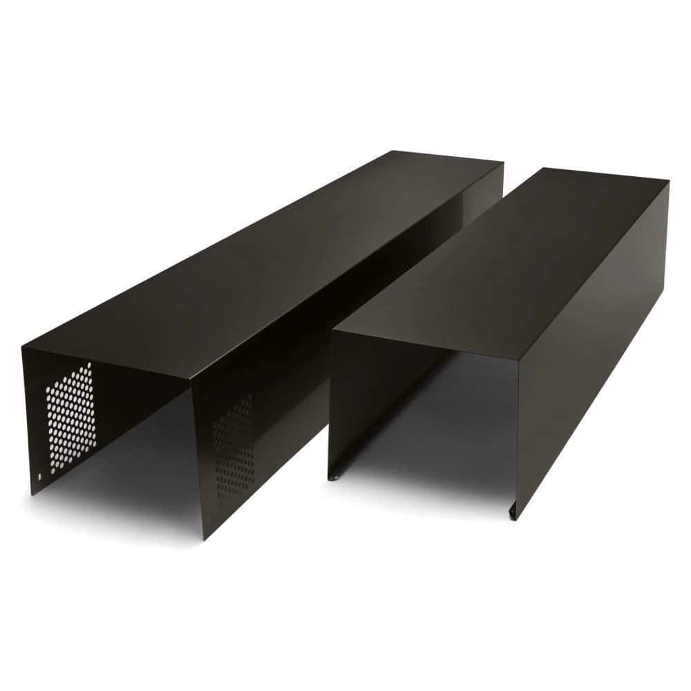30" (76.2 cm) Range Hood Chimney Extension Kit, Black Stainless