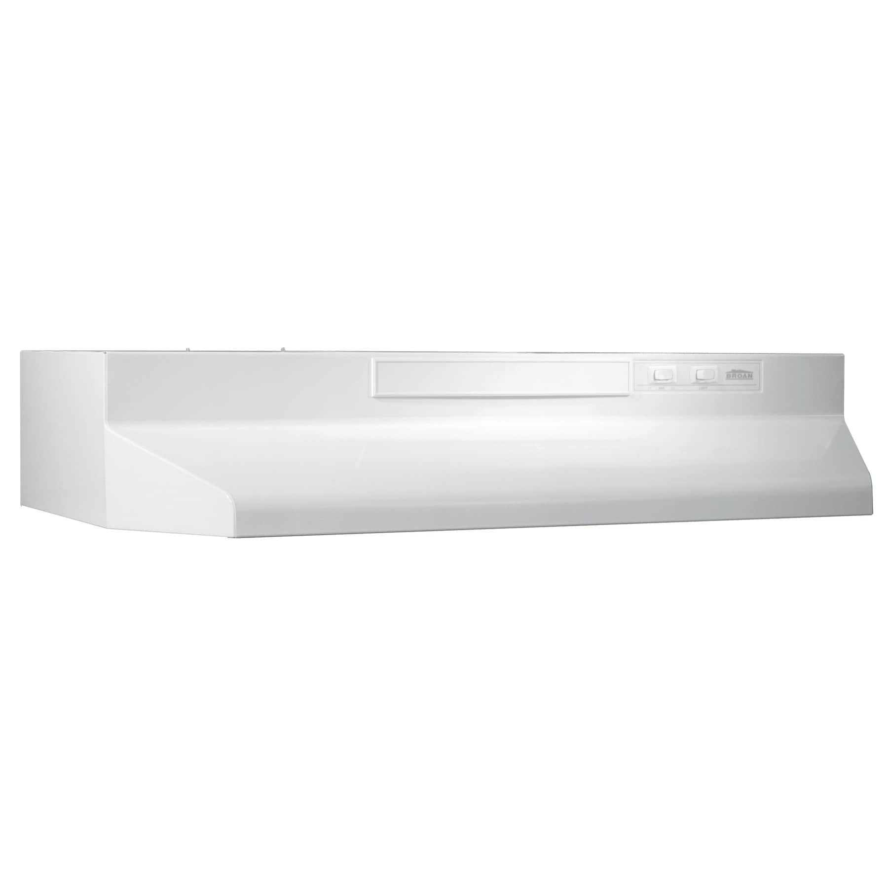 36Inch Convertible UnderCabinet Range Hood, 230 Max Blower CFM, WhiteonWhite