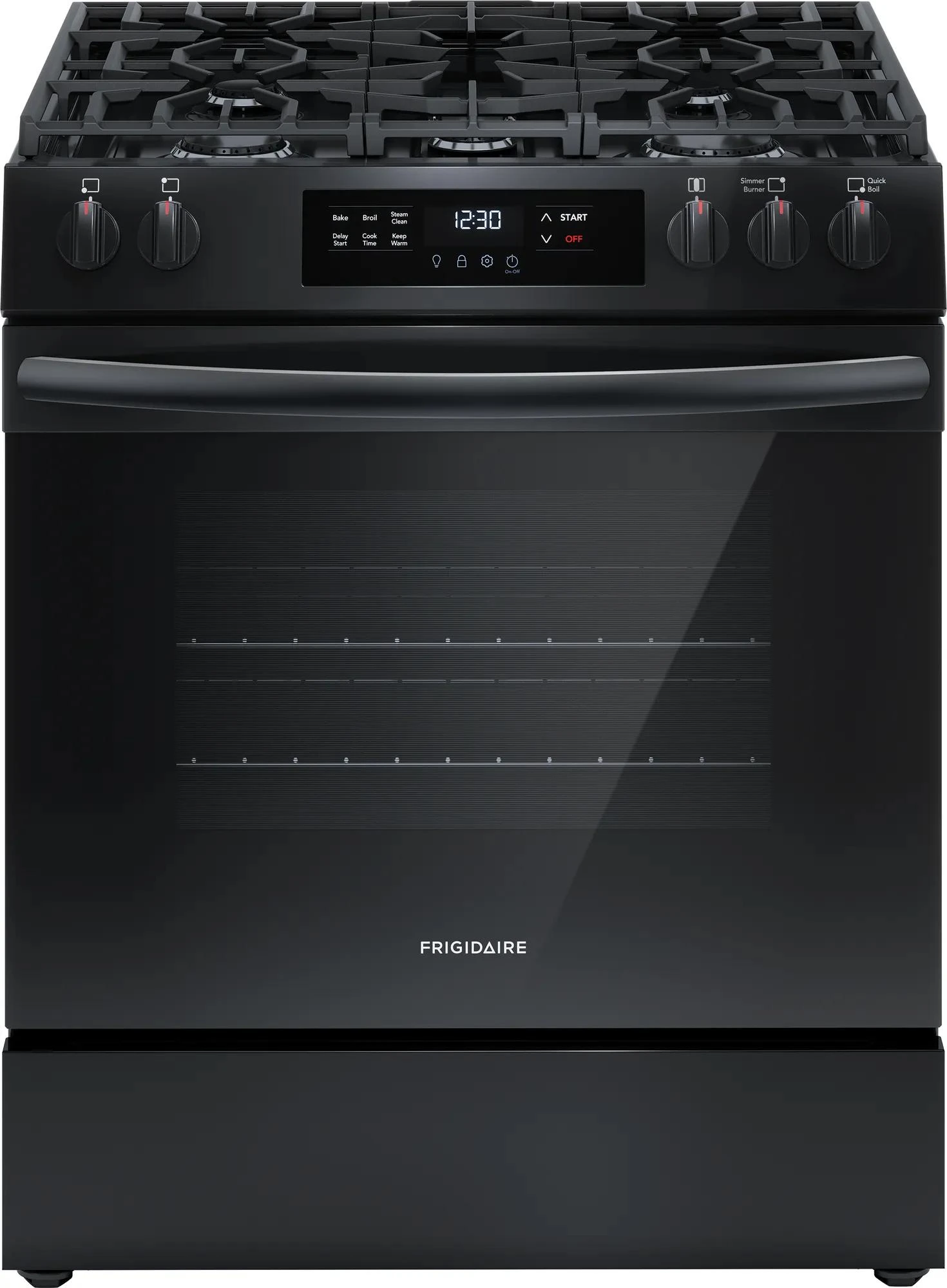 30" Gas Range with Steam Clean