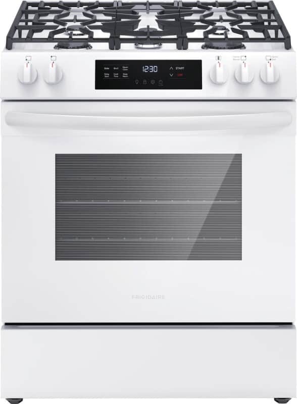 30" Gas Range with Steam Clean