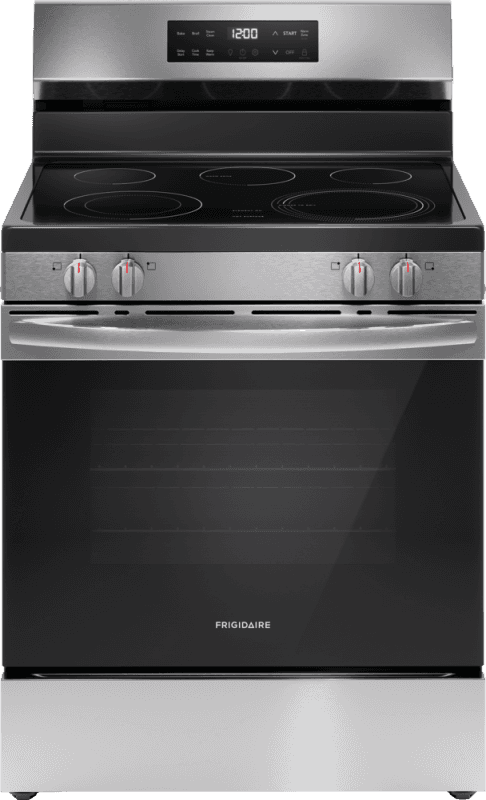 30" Electric Range with Steam Clean