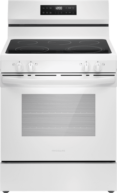30" Electric Range with Steam Clean