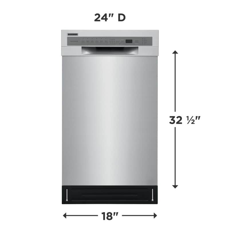 18" Stainless Steel Tub Dishwasher
