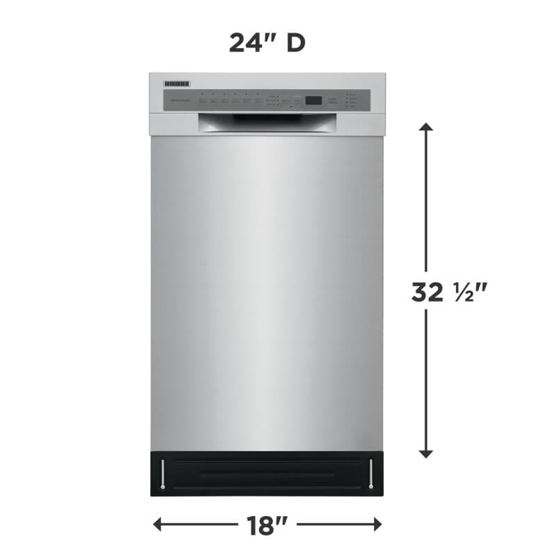 18" Stainless Steel Tub Dishwasher