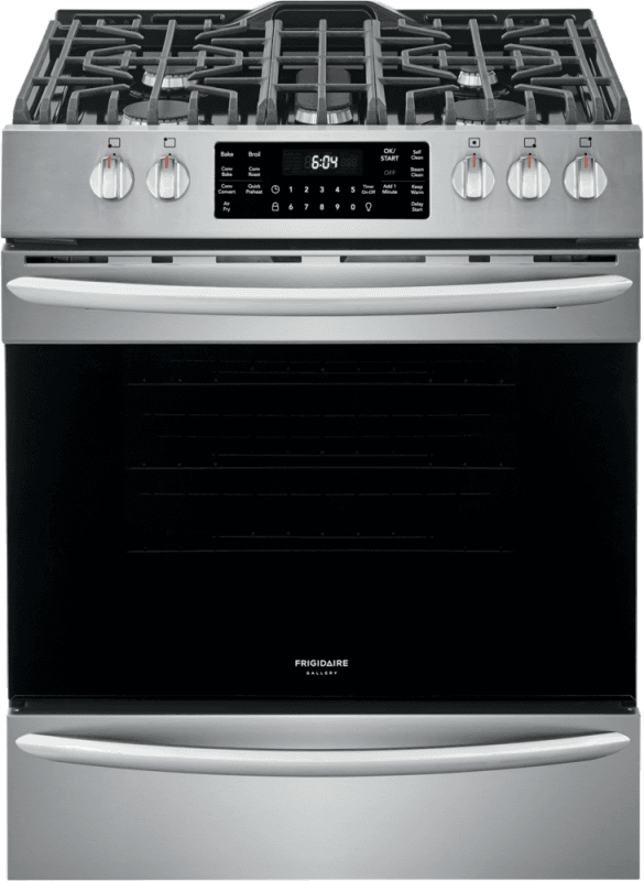 30" Front Control Gas Range with Air Fry