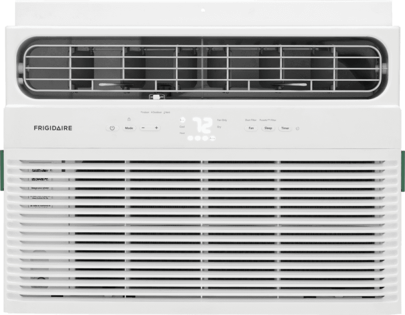 12,000 BTU Window Room Air Conditioner with Supplemental Heat
