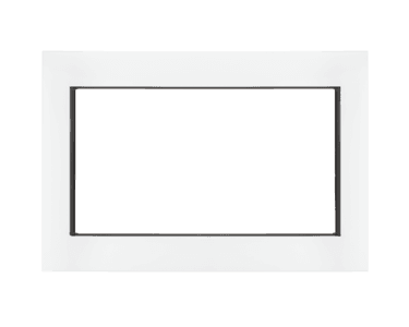 27" White Microwave Trim Kit