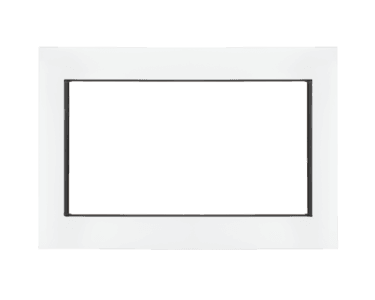 27" White Microwave Trim Kit