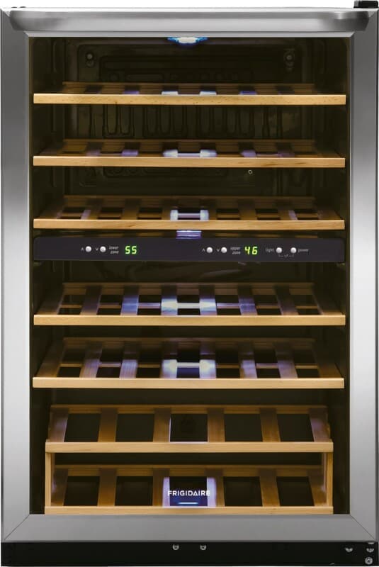 45 Bottle Two-Zone Wine Cooler