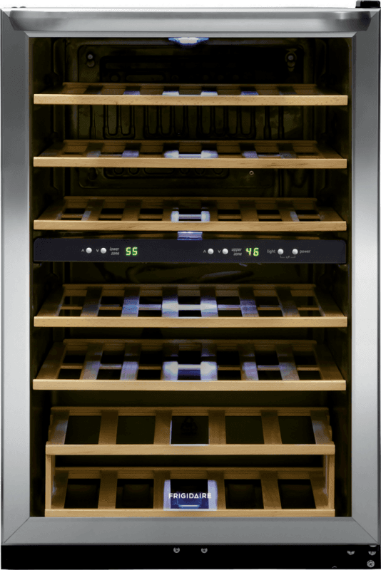 45 Bottle Two-Zone Wine Cooler