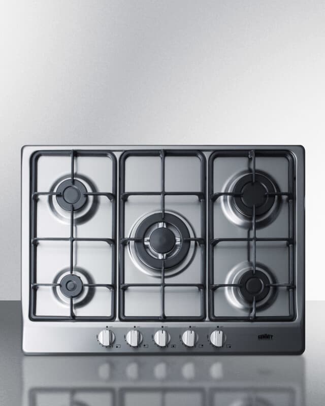 27" Wide 5-Burner Gas Cooktop