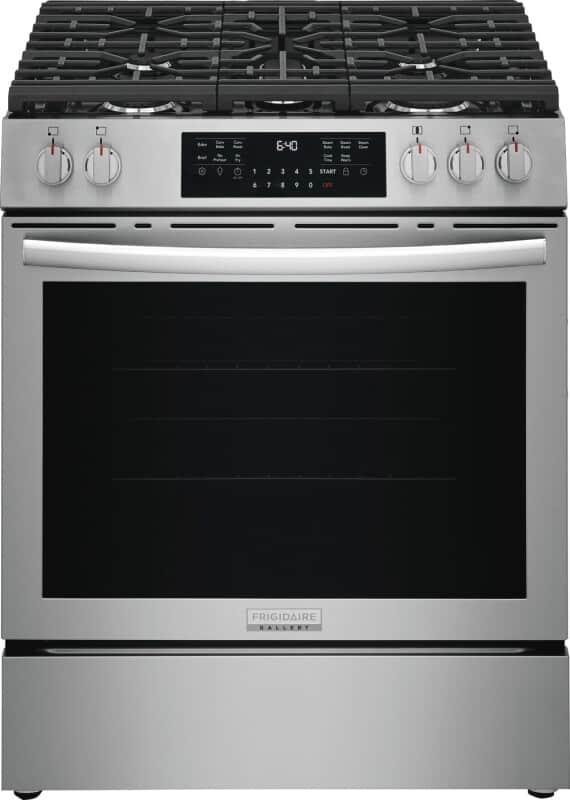 30" Gas Range with No Preheat + Air Fry