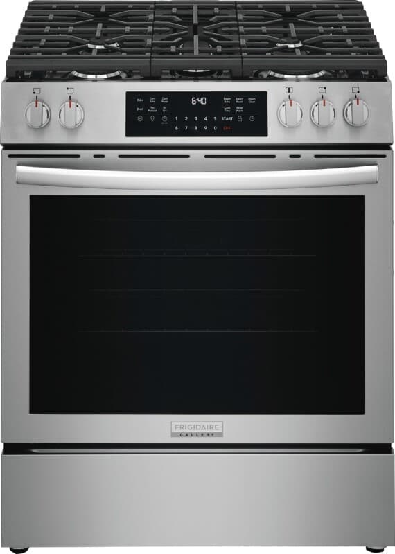 30" Gas Range with No Preheat + Air Fry