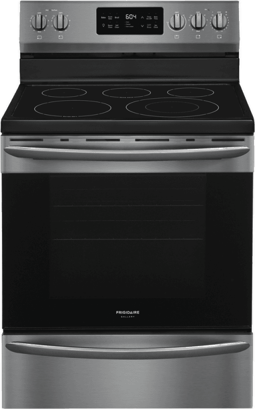 30" Freestanding Electric Range with Steam Clean