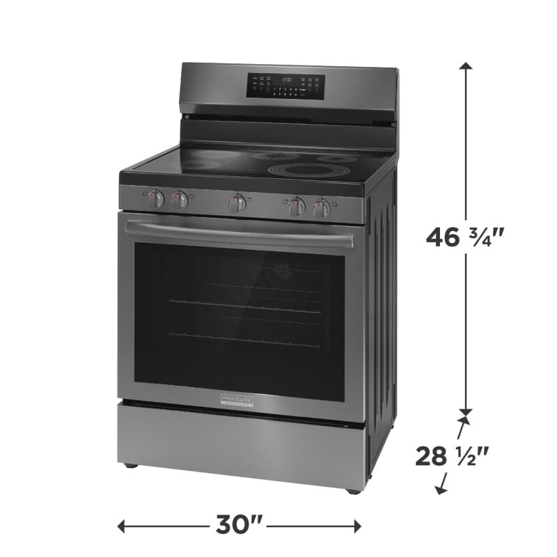 30" Electric Range with No Preheat + Air Fry