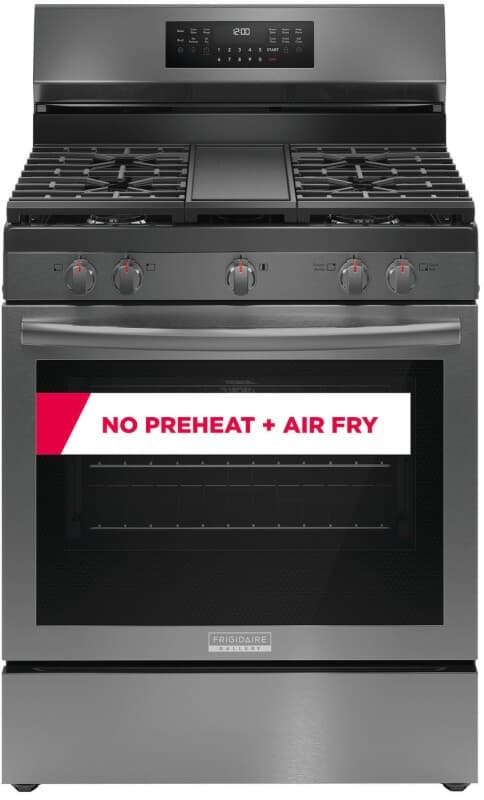 30" Gas Range with No Preheat + Air Fry
