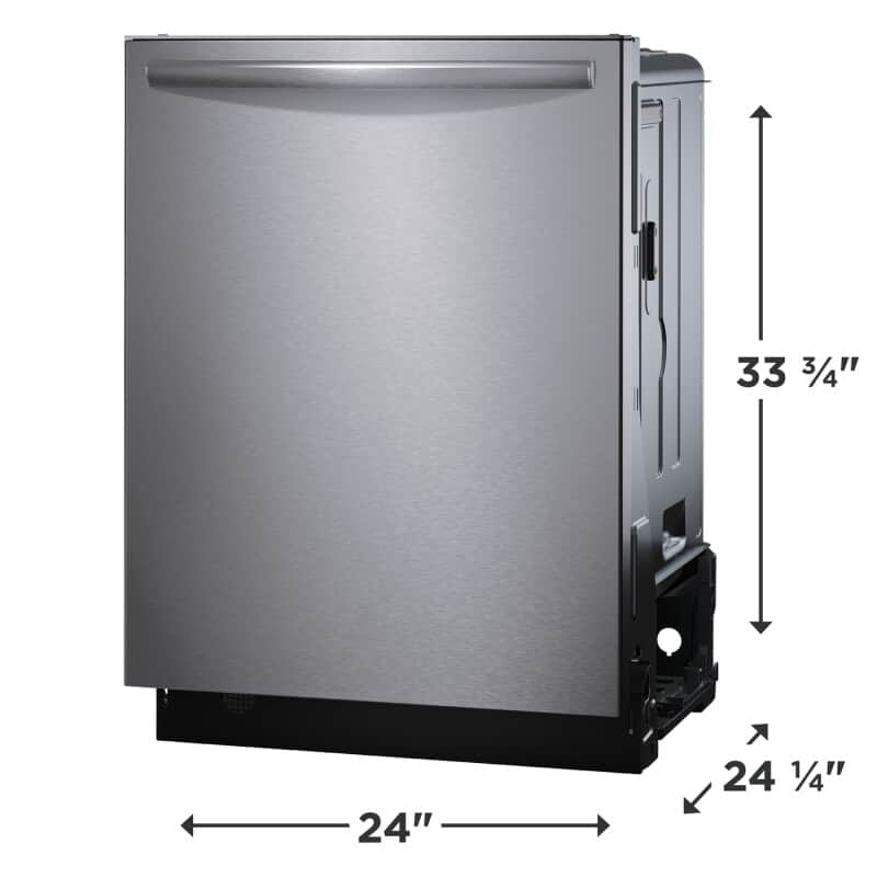 24" Stainless Steel Tub Dishwasher with CleanBoost™