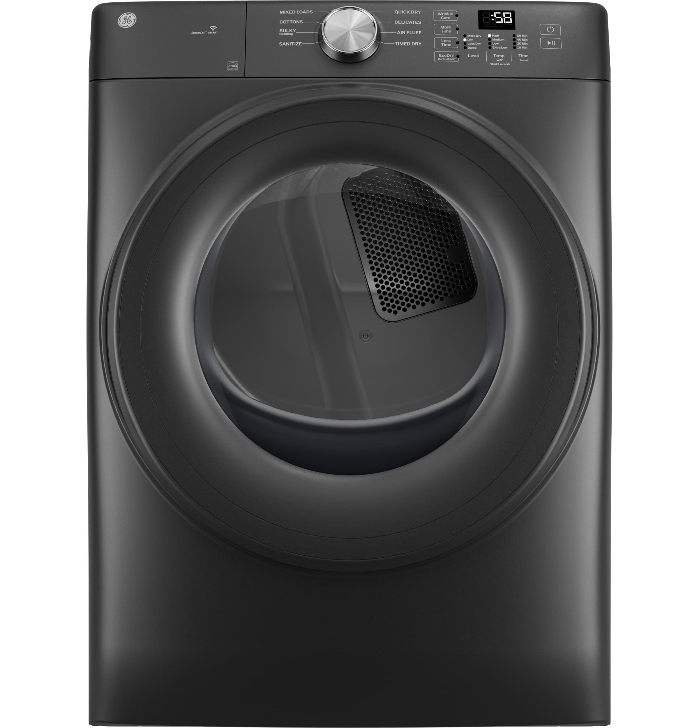 Ge® Energy Star® 7.8 Cu. Ft. Capacity Smart Front Load Gas Dryer