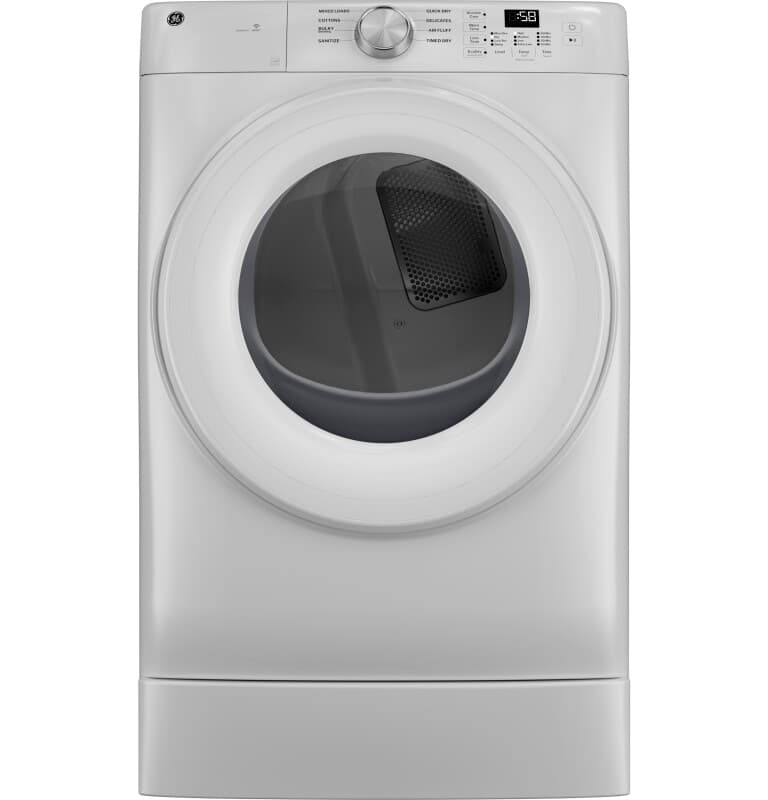 Ge® Energy Star® 7.8 Cu. Ft. Capacity Smart Front Load Gas Dryer