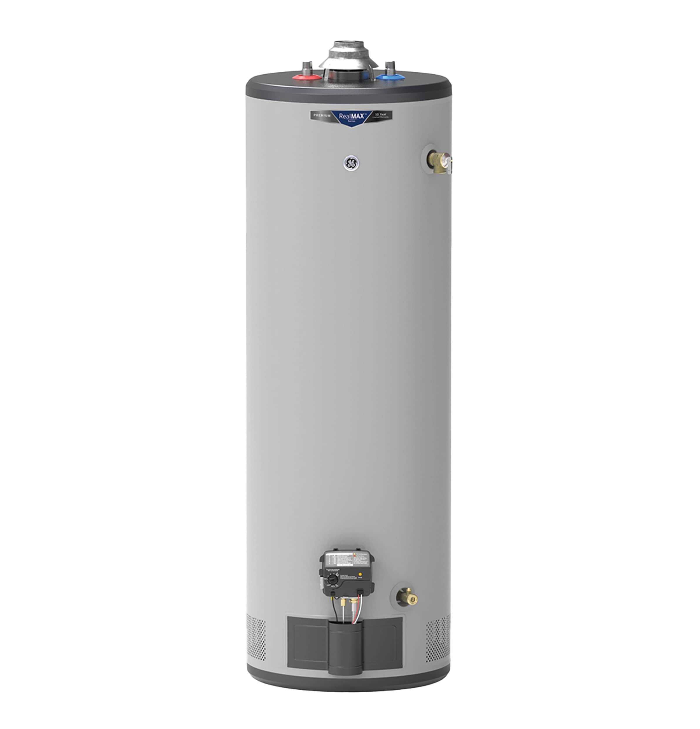RealMAX Premium 40-Gallon Tall Natural Gas Atmospheric Water Heater