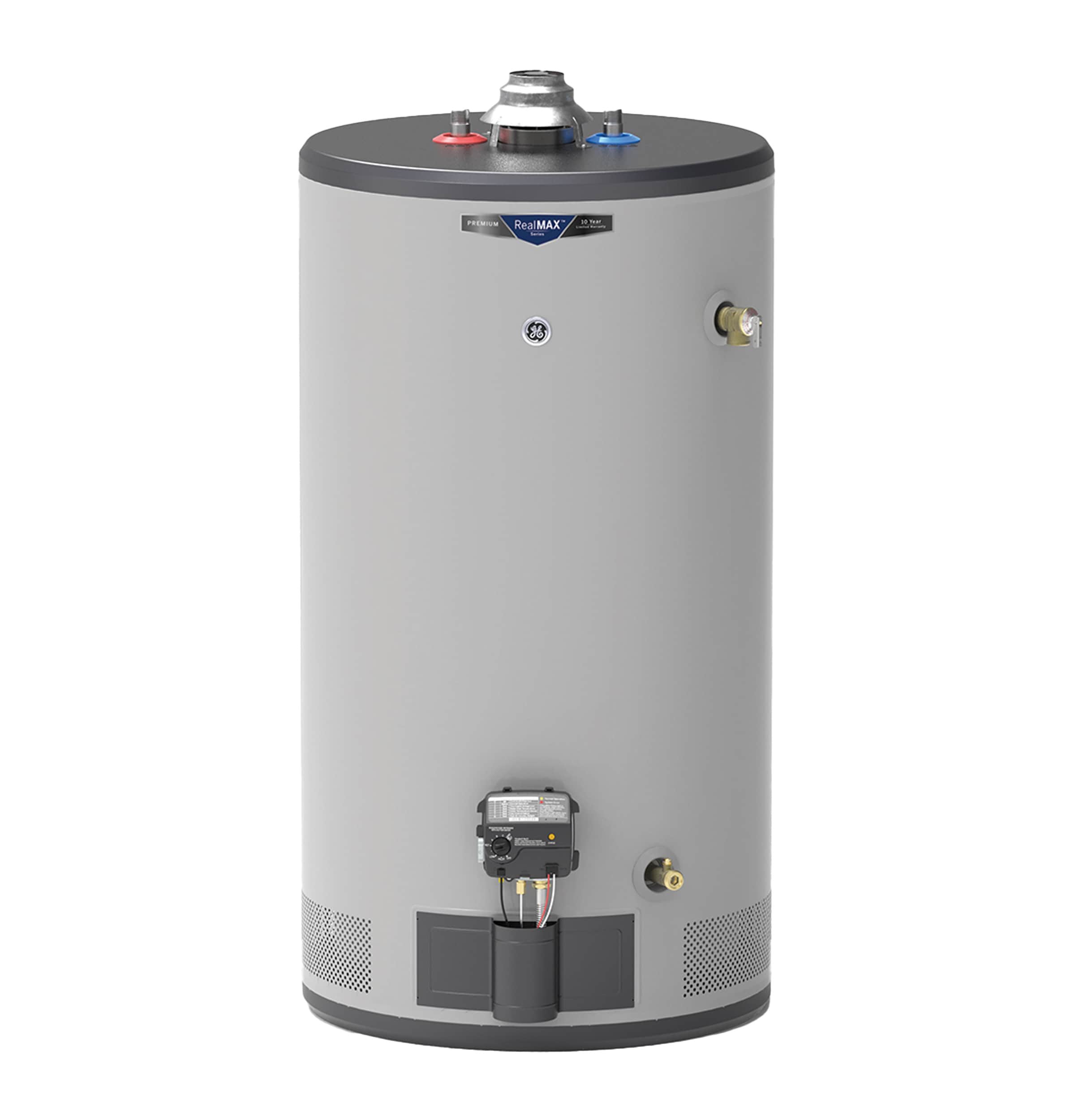 RealMAX Premium 50-Gallon Short Natural Gas Atmospheric Water Heater