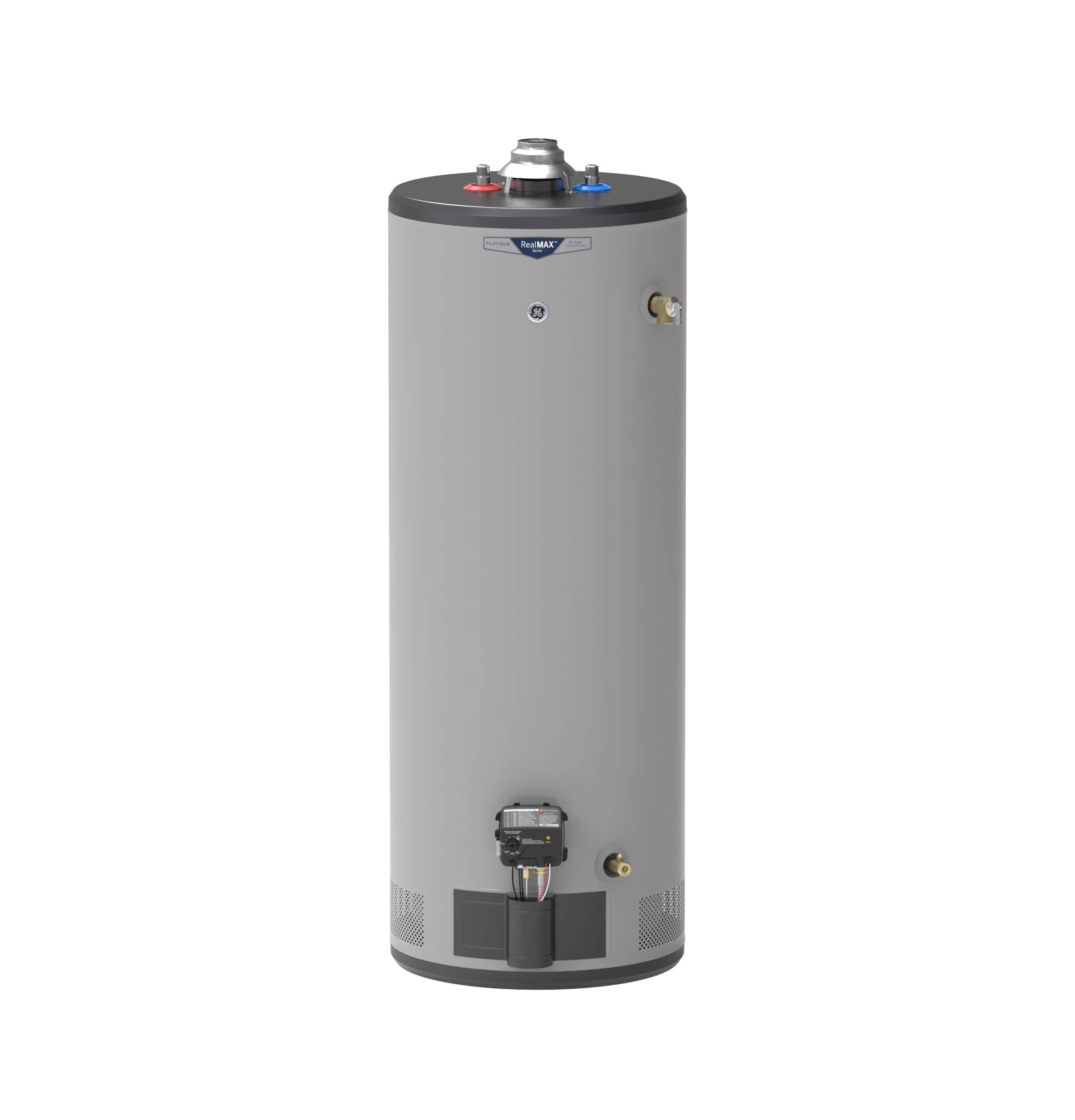 RealMAX Platinum 50-Gallon Tall Natural Gas Atmospheric Water Heater