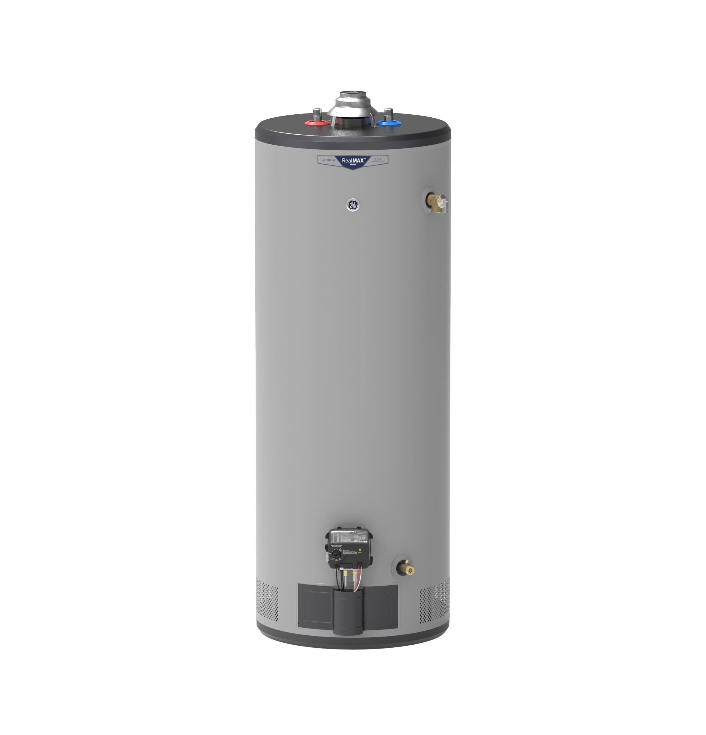 RealMAX Platinum 50-Gallon Tall Natural Gas Atmospheric Water Heater