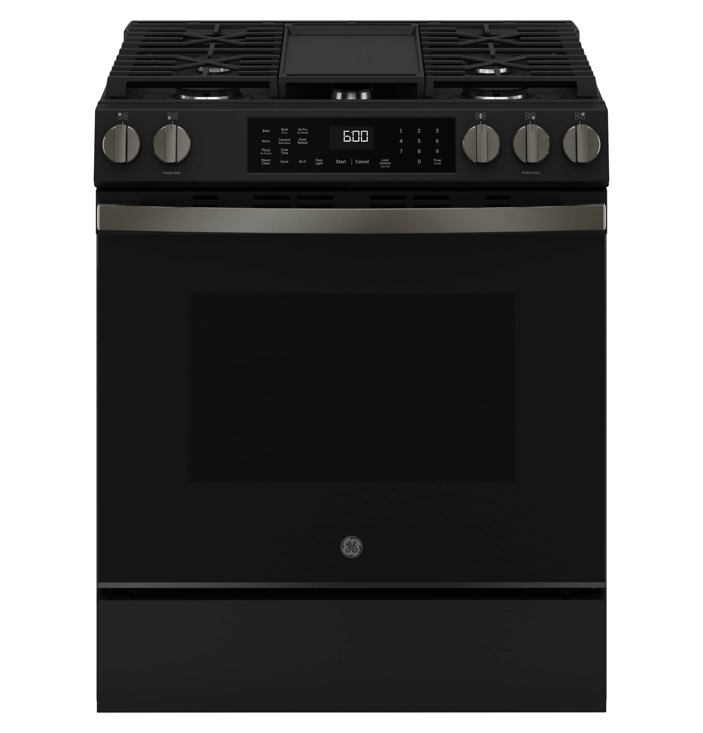 30" Slide-In Front-Control Convection Gas Range with No Preheat Air Fry and EasyWash Oven Tray