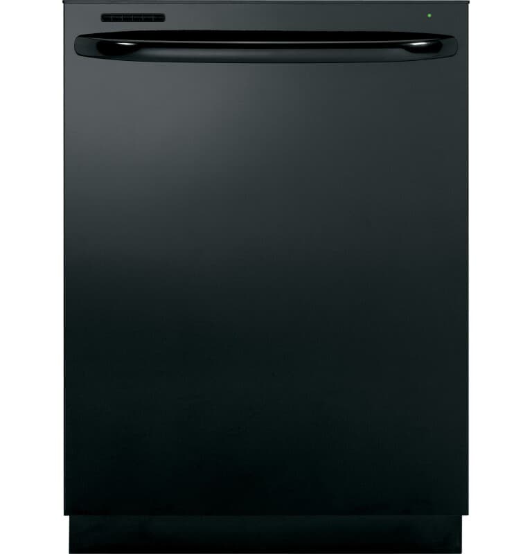 Tall Tub Built-In Dishwasher with hidden controls and towel bar handle
