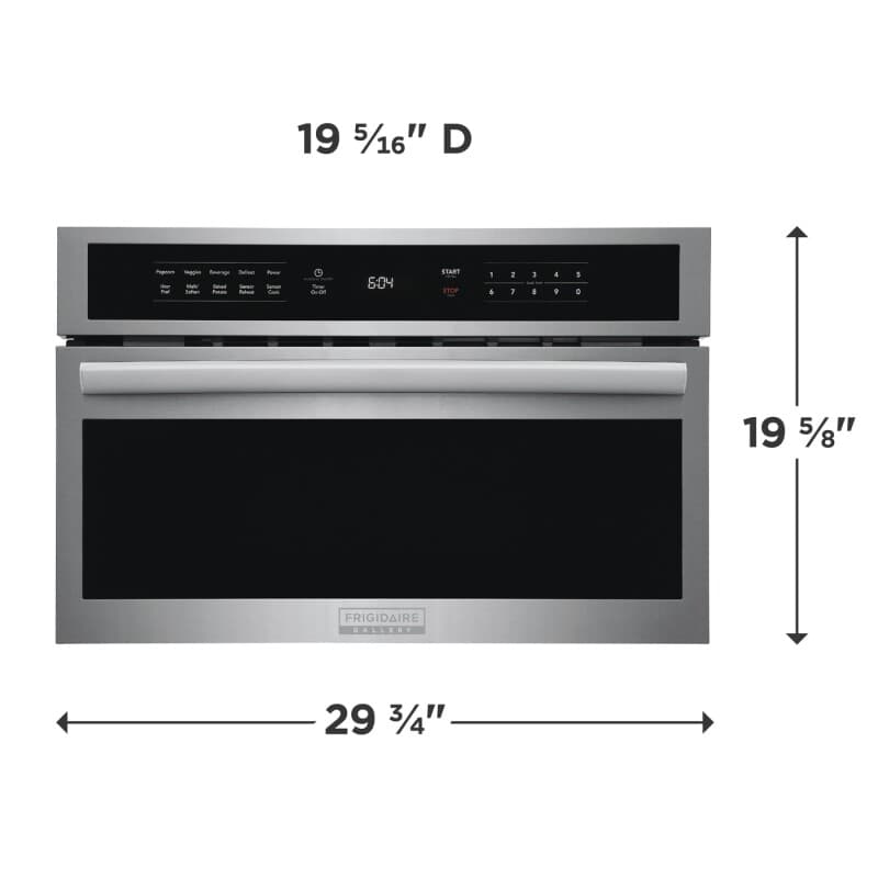 30" Built-In Microwave Oven with Drop-Down Door