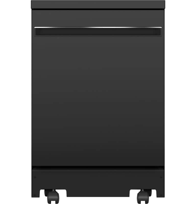24" Stainless Steel Interior Portable Dishwasher with Sanitize Cycle