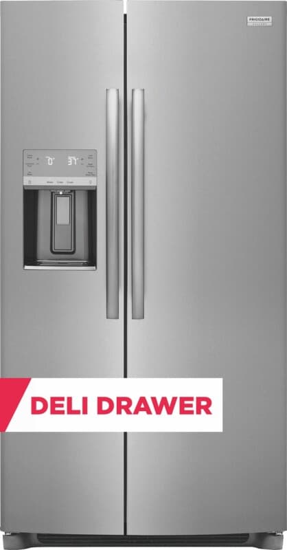 25.6 Cu. Ft. 36" Standard Depth Side by Side Refrigerator