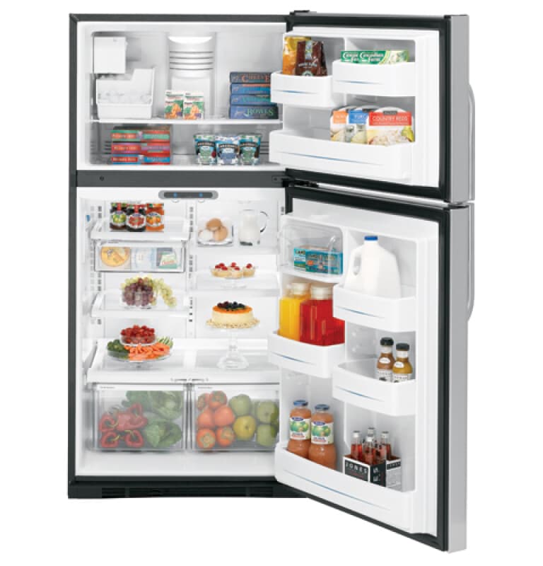 21.7 Cu. Ft. Stainless Top-Freezer Refrigerator with Internal Dispenser