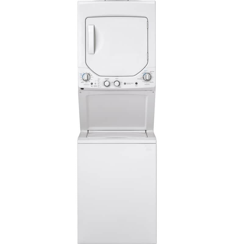 Unitized Spacemaker 2.3 cu. ft. Capacity Washer with Stainless Steel Basket and 4.4 cu. ft. Capacity Gas Dryer