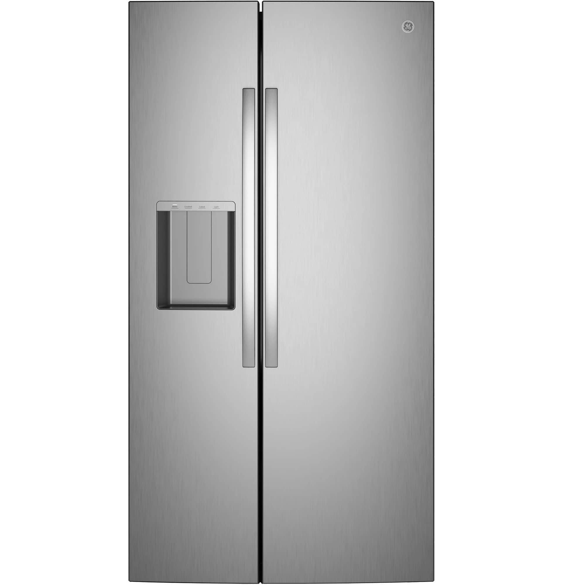 23.5 Cu. Ft. Counter-Depth Side-By-Side Refrigerator with LED Light Walls and Extra Tall Dispenser