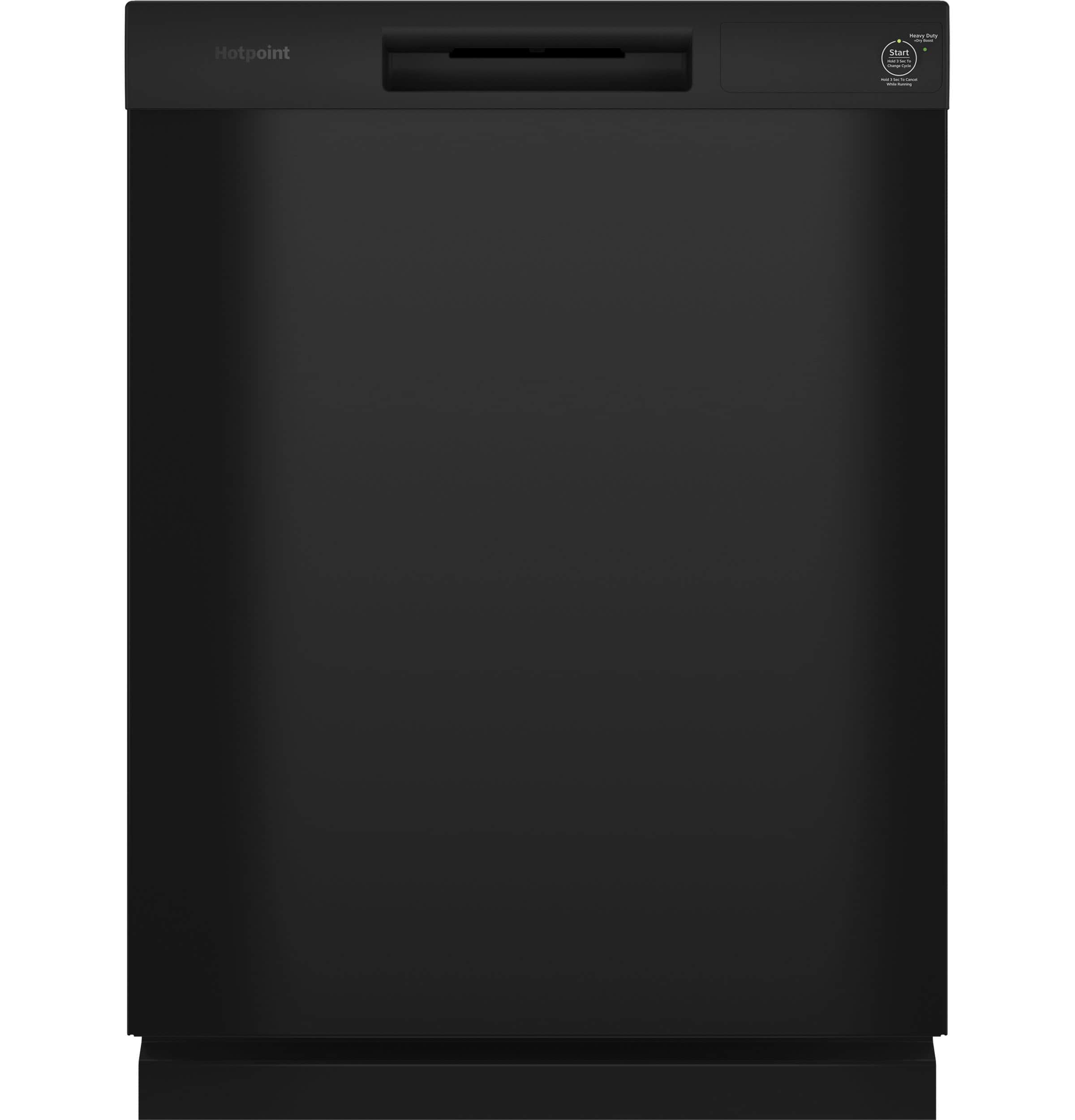 One Button Dishwasher With Plastic Interior