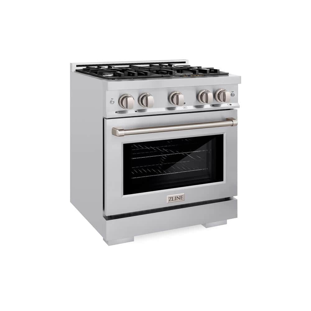 30 in. 4.2 cu. ft. Select Gas Range with 4 Burner Cooktop and Convection Gas Oven