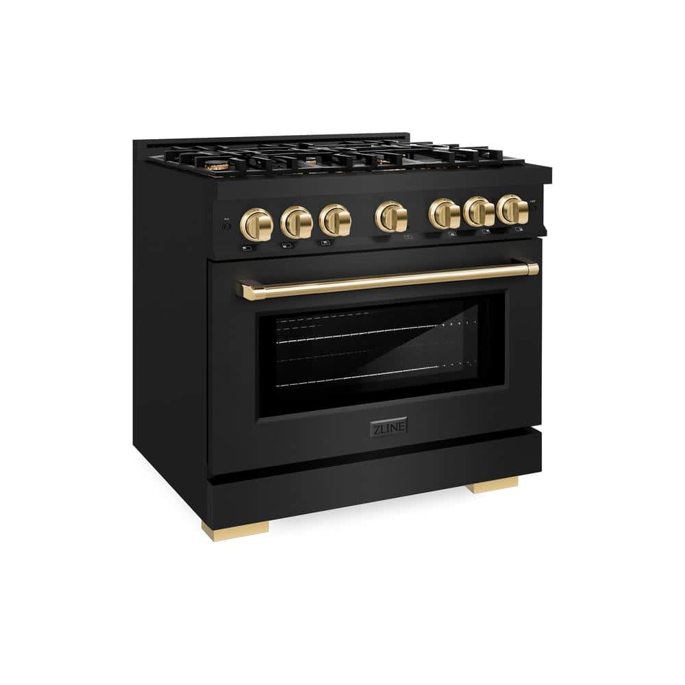 Autograph Edition 36 in. 5.2 cu. ft. Select Gas Range with 6 Burner Cooktop and Convection Gas Oven