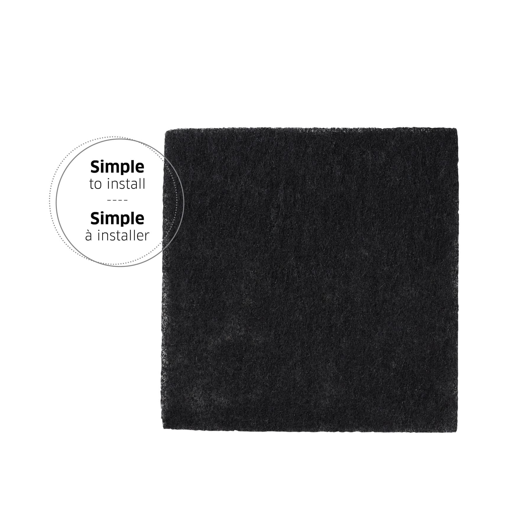 Charcoal Replacement Filter for BXT1 Series Range Hood 10.875" x 10.5" x 0.125"