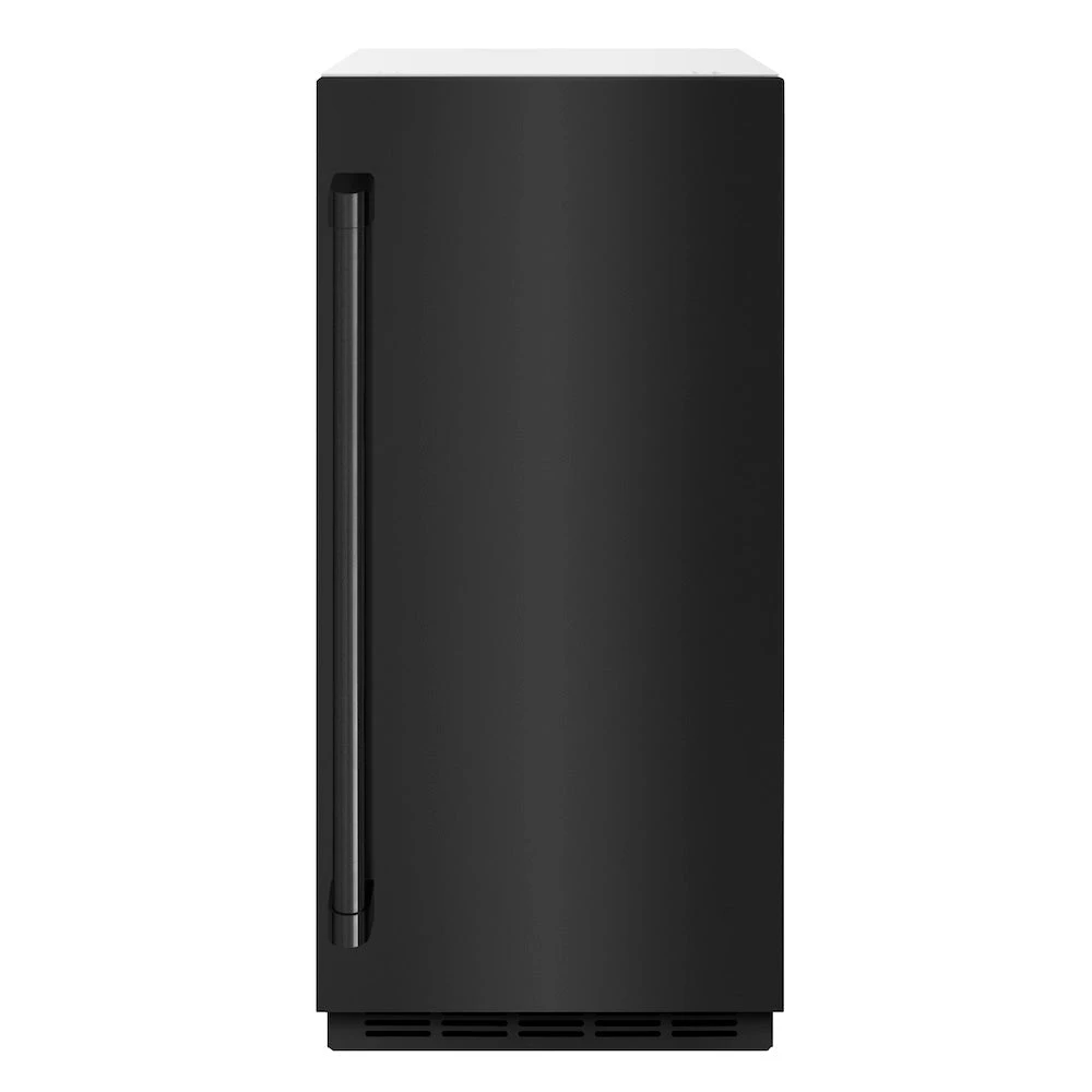 15 In. Touchstone Gourmet Ice Maker With Drain Pump And Black Stainless Steel Door