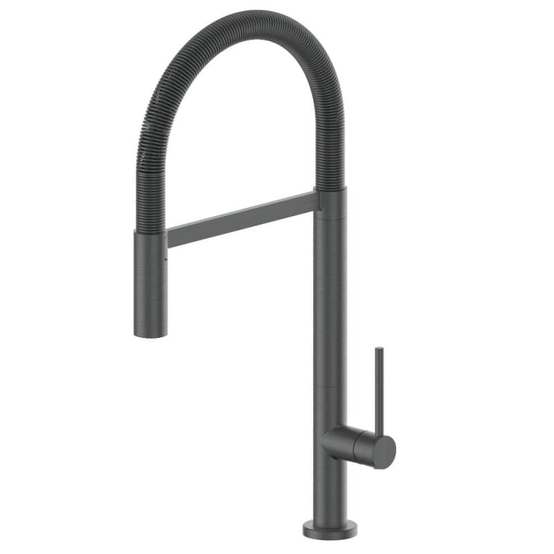 Incline Pull Down Single Handle Kitchen Faucet
