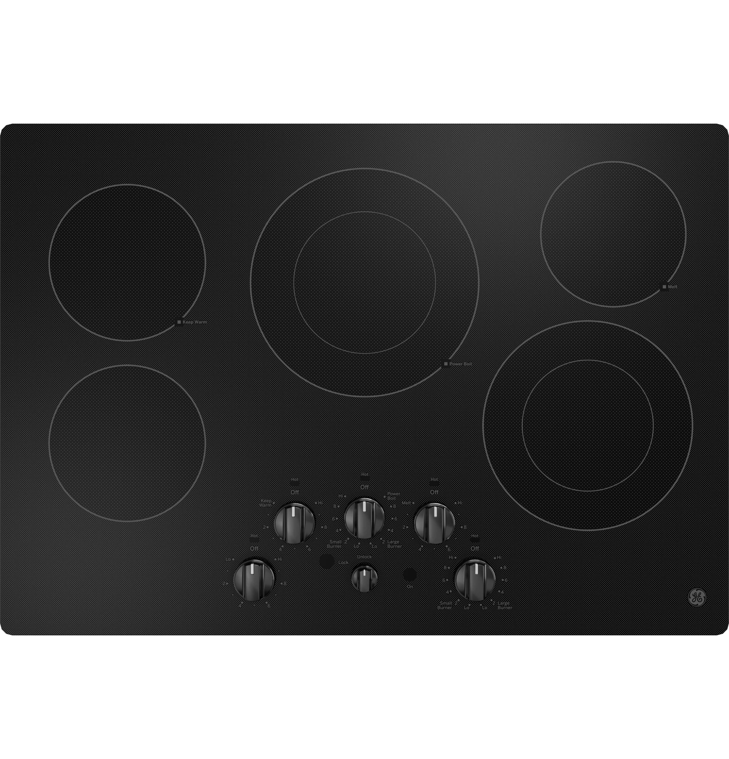 30" Built-In knob Control Electric Cooktop